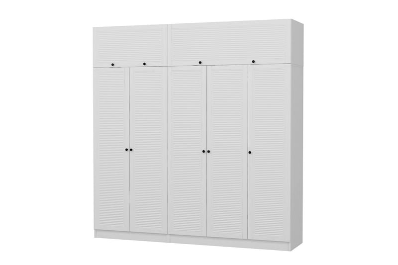 Fruitland Garderobe 225 cm - Hvit - Oppbevaring - Garderober & garderobesystem