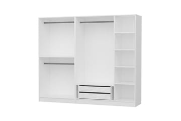 Fruitland Garderobe 225 cm - Hvit - Oppbevaring - Garderober & garderobesystem