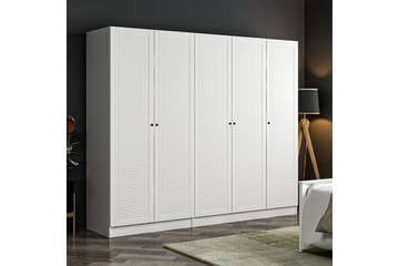 Fruitland Garderobe 225 cm - Hvit - Oppbevaring - Garderober & garderobesystem