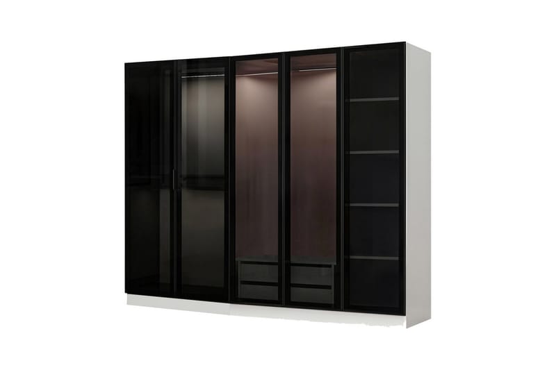 Fruitland Garderobe 225 cm - Hvit - Oppbevaring - Garderober & garderobesystem