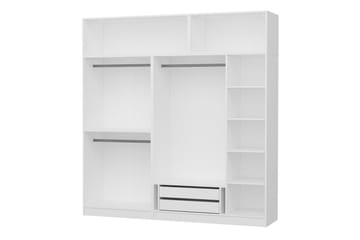 Fruitland Garderobe 225 cm - Hvit - Oppbevaring - Garderober & garderobesystem
