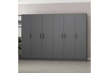 Fruitland Garderobe 270 cm - Antrasitt - Oppbevaring - Garderober & garderobesystem