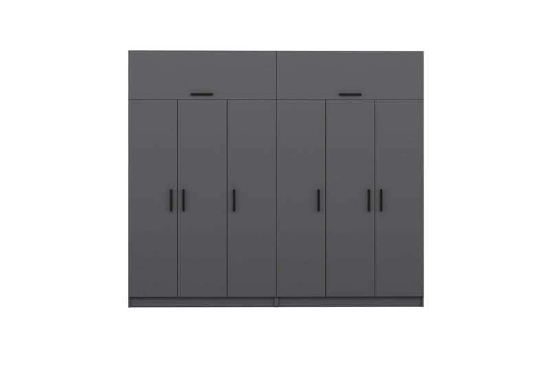 Fruitland Garderobe 270 cm - Antrasitt - Oppbevaring - Garderober & garderobesystem