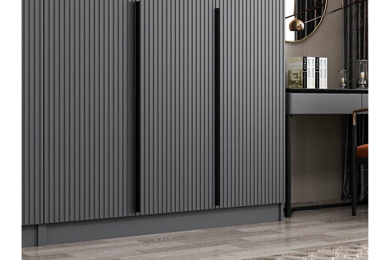 Fruitland Garderobe 270 cm - Antrasitt - Oppbevaring - Garderober & garderobesystem