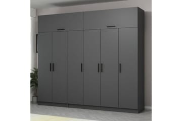 Fruitland Garderobe 270 cm - Antrasitt - Oppbevaring - Garderober & garderobesystem
