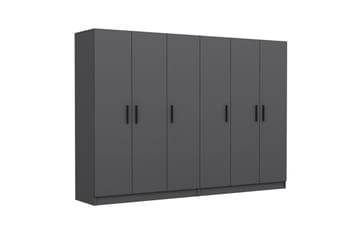 Fruitland Garderobe 270 cm - Antrasitt - Oppbevaring - Garderober & garderobesystem