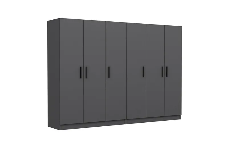Fruitland Garderobe 270 cm - Antrasitt - Oppbevaring - Garderober & garderobesystem