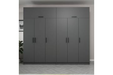 Fruitland Garderobe 270 cm - Antrasitt - Oppbevaring - Garderober & garderobesystem