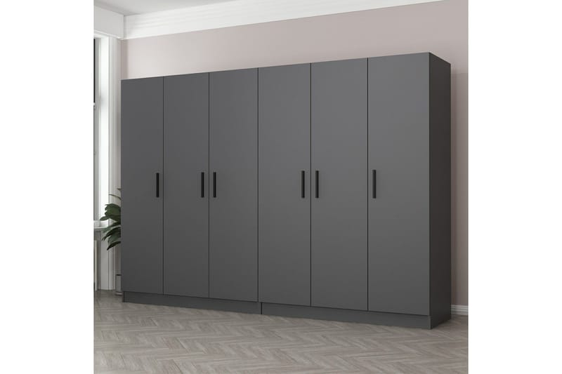 Fruitland Garderobe 270 cm, Antrasitt
