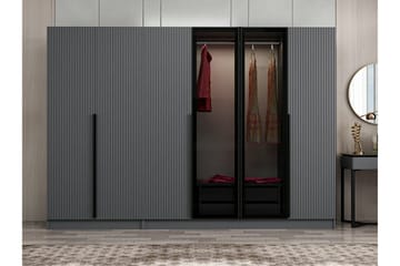 Fruitland Garderobe 270 cm - Antrasitt - Oppbevaring - Garderober & garderobesystem