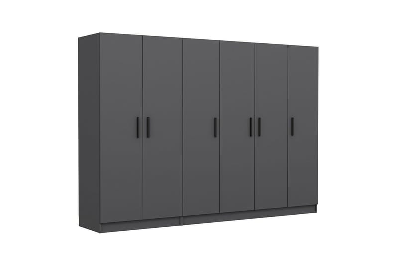 Fruitland Garderobe 270 cm - Antrasitt - Oppbevaring - Garderober & garderobesystem