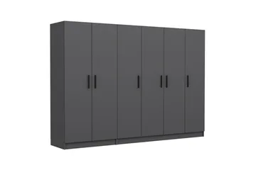 Fruitland Garderobe 270 cm - Antrasitt - Oppbevaring - Garderober & garderobesystem