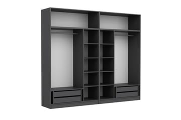 Fruitland Garderobe 270 cm - Antrasitt - Oppbevaring - Garderober & garderobesystem
