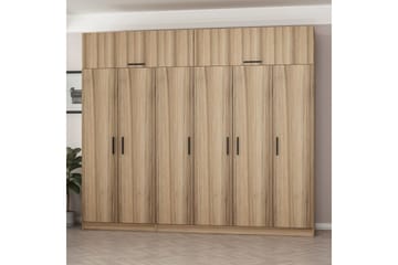 Fruitland Garderobe 270 cm - Brun - Oppbevaring - Garderober & garderobesystem