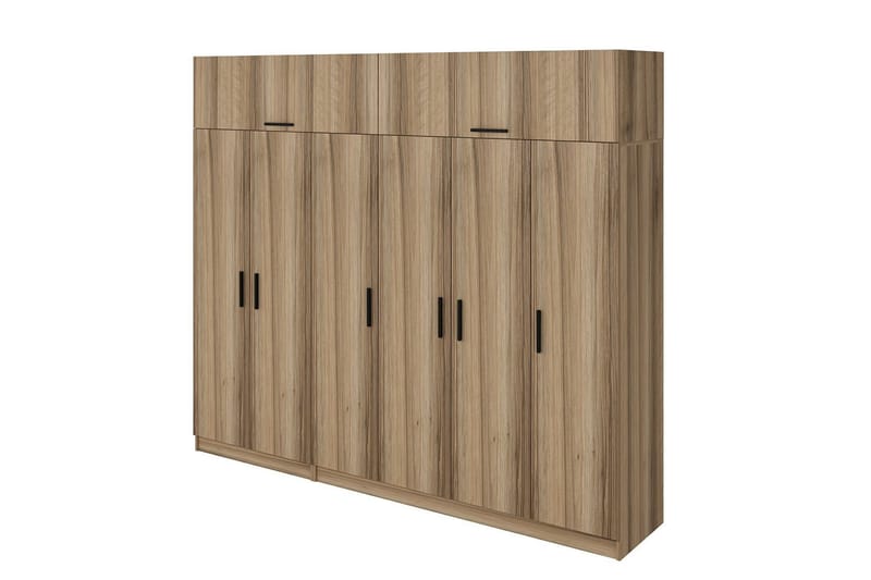 Fruitland Garderobe 270 cm - Brun - Oppbevaring - Garderober & garderobesystem