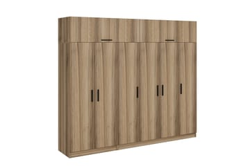 Fruitland Garderobe 270 cm - Brun - Oppbevaring - Garderober & garderobesystem