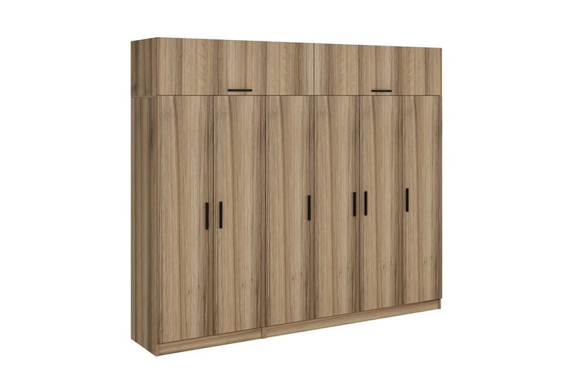 Fruitland Garderobe 270 cm - Brun - Oppbevaring - Garderober & garderobesystem