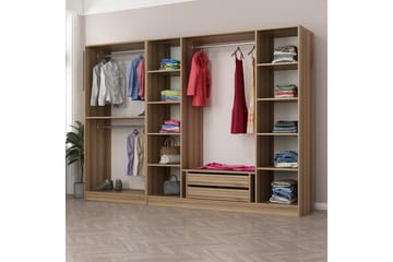 Fruitland Garderobe 270 cm - Brun - Oppbevaring - Garderober & garderobesystem