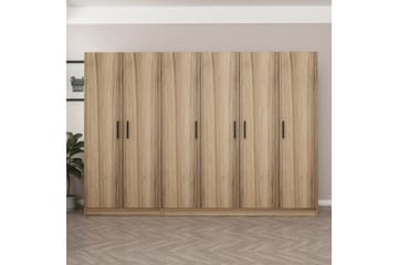 Fruitland Garderobe 270 cm - Brun - Oppbevaring - Garderober & garderobesystem