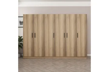 Fruitland Garderobe 270 cm - Brun - Oppbevaring - Garderober & garderobesystem