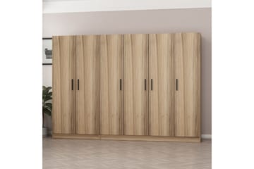 Fruitland Garderobe 270 cm - Brun - Oppbevaring - Garderober & garderobesystem