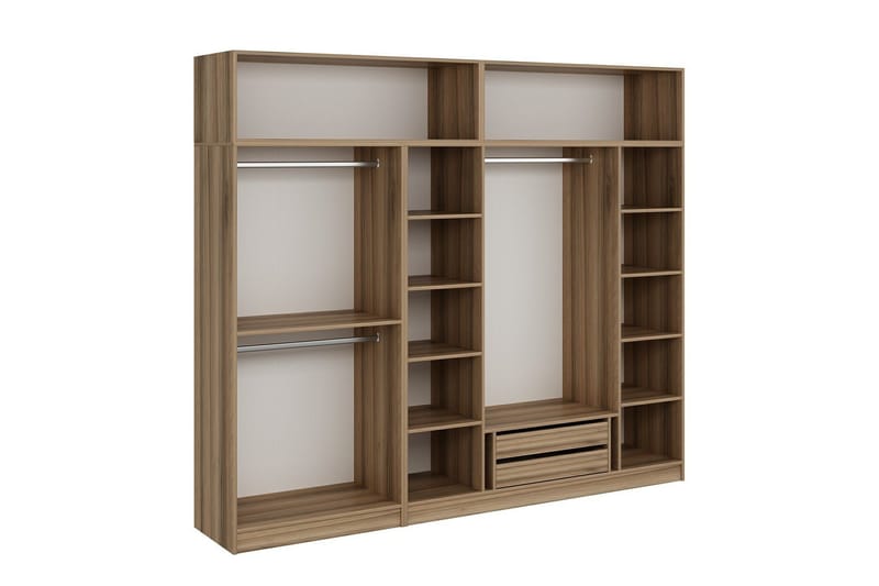 Fruitland Garderobe 270 cm - Brun - Oppbevaring - Garderober & garderobesystem