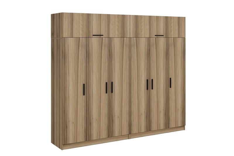 Fruitland Garderobe 270 cm - Brun - Oppbevaring - Garderober & garderobesystem