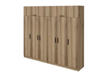 Fruitland Garderobe 270 cm - Brun - Oppbevaring - Garderober & garderobesystem
