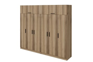Fruitland Garderobe 270 cm - Brun - Oppbevaring - Garderober & garderobesystem