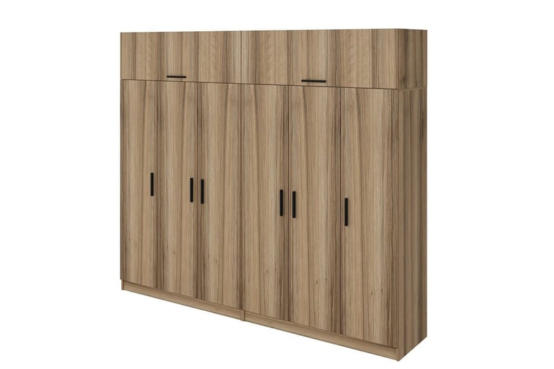 Fruitland Garderobe 270 cm - Brun - Oppbevaring - Garderober & garderobesystem