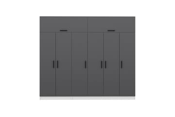 Fruitland Garderobe 270 cm - Grå/Hvit - Oppbevaring - Garderober & garderobesystem