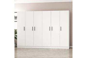 Fruitland Garderobe 270 cm - Hvit - Oppbevaring - Garderober & garderobesystem