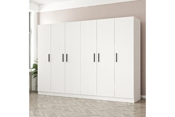 Fruitland Garderobe 270 cm - Hvit - Oppbevaring - Garderober & garderobesystem