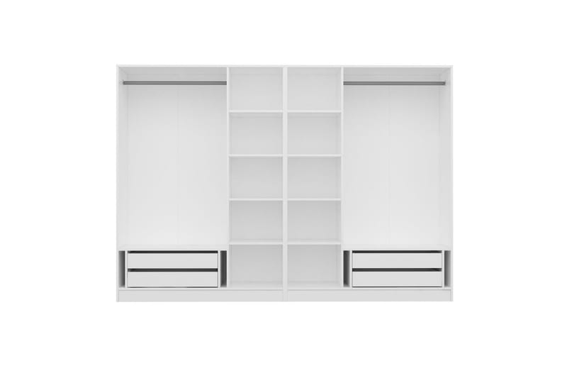 Fruitland Garderobe 270 cm - Hvit - Oppbevaring - Garderober & garderobesystem