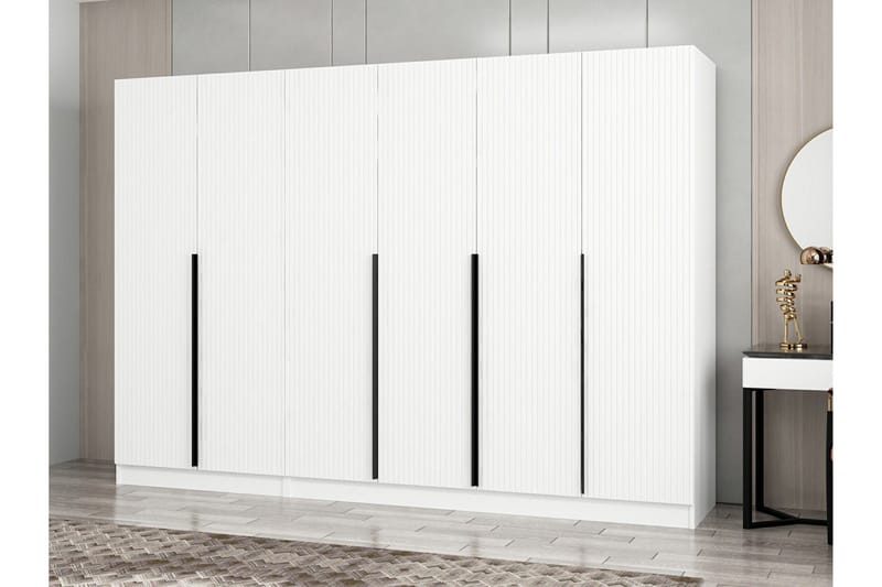 Fruitland Garderobe 270 cm - Hvit - Oppbevaring - Garderober & garderobesystem