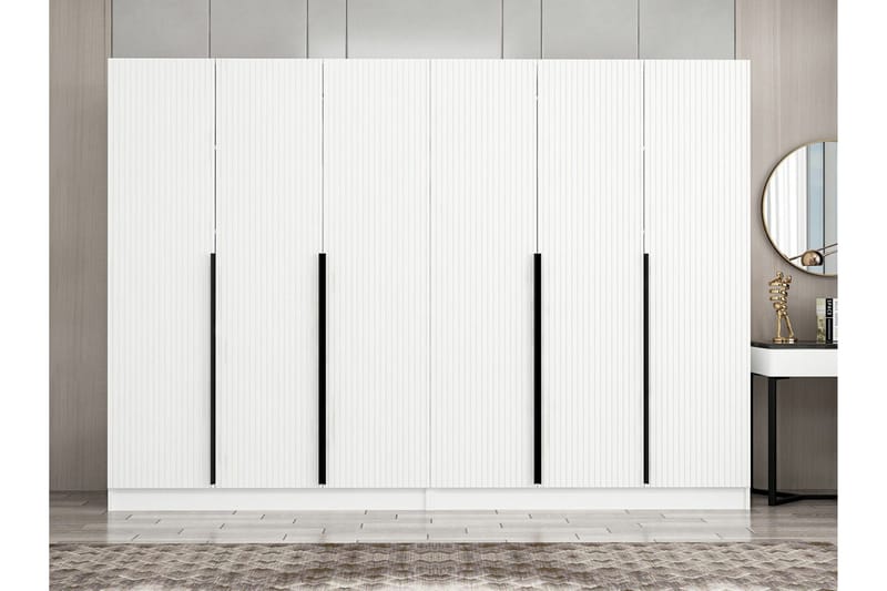 Fruitland Garderobe 270 cm - Hvit - Oppbevaring - Garderober & garderobesystem