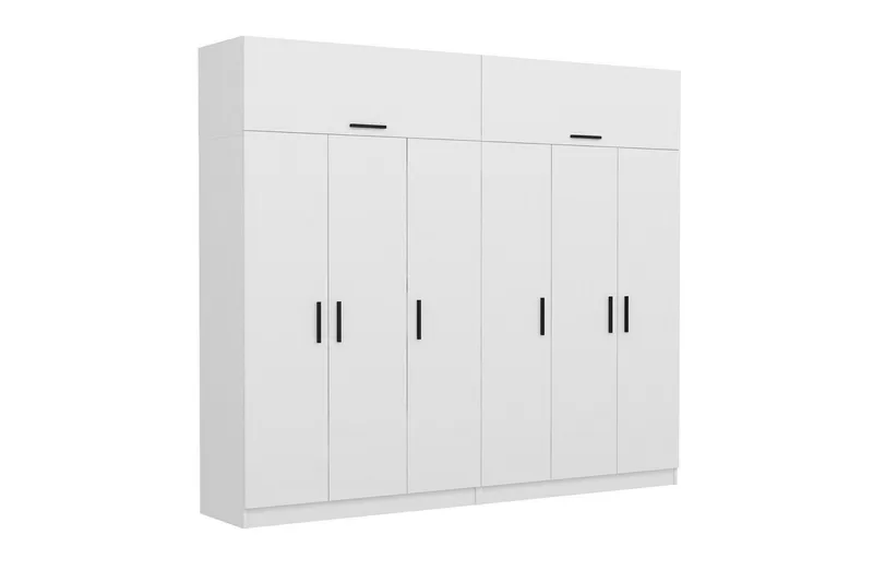 Fruitland Garderobe 270 cm - Hvit - Oppbevaring - Garderober & garderobesystem