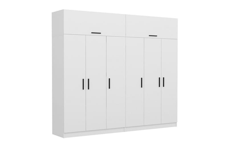 Fruitland Garderobe 270 cm - Hvit - Oppbevaring - Garderober & garderobesystem
