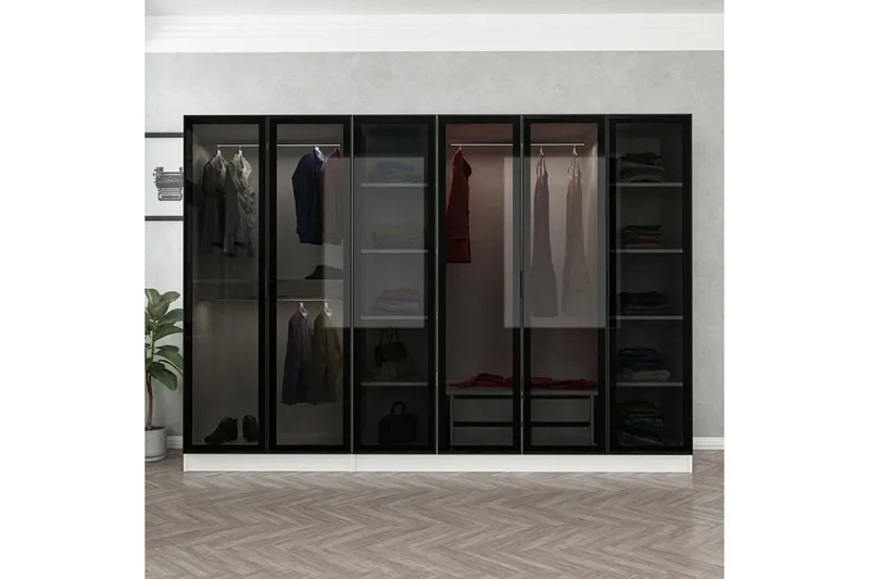 Fruitland Garderobe 270 cm - Hvit - Oppbevaring - Garderober & garderobesystem