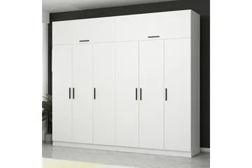 Fruitland Garderobe 270 cm - Hvit - Oppbevaring - Garderober & garderobesystem