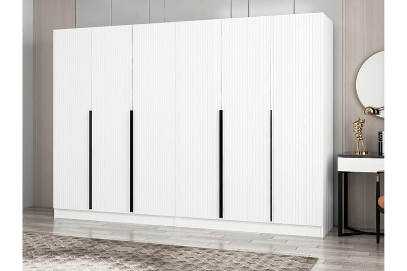 Fruitland Garderobe 270 cm - Hvit - Oppbevaring - Garderober & garderobesystem