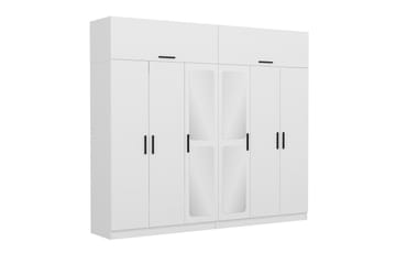 Fruitland Garderobe 270 cm - Hvit - Oppbevaring - Garderober & garderobesystem