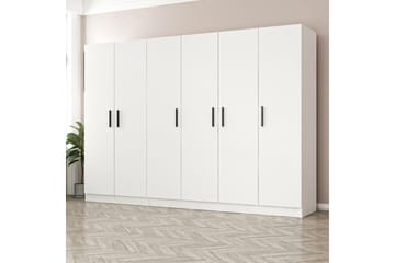 Fruitland Garderobe 270 cm - Hvit - Oppbevaring - Garderober & garderobesystem