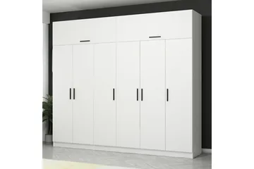 Fruitland Garderobe 270 cm - Hvit - Oppbevaring - Garderober & garderobesystem