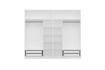 Fruitland Garderobe 270 cm - Hvit - Oppbevaring - Garderober & garderobesystem