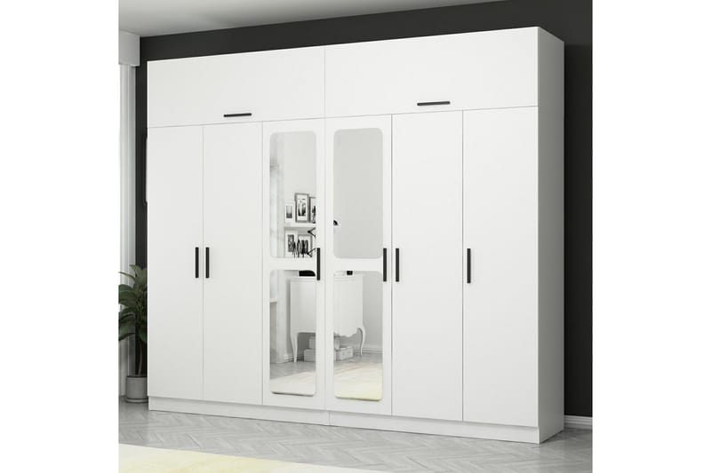 Fruitland Garderobe 270 cm - Hvit - Oppbevaring - Garderober & garderobesystem