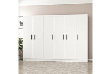 Fruitland Garderobe 270 cm - Hvit - Oppbevaring - Garderober & garderobesystem