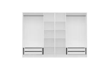 Fruitland Garderobe 270 cm - Hvit - Oppbevaring - Garderober & garderobesystem