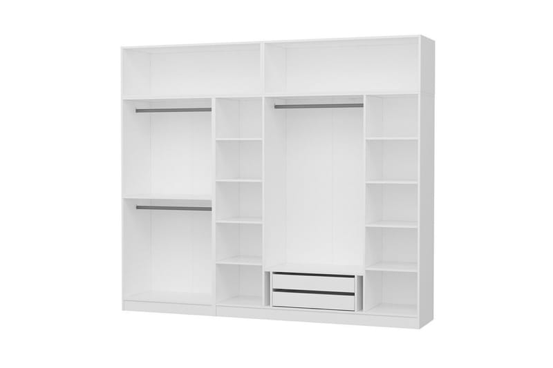Fruitland Garderobe 270 cm - Hvit - Oppbevaring - Garderober & garderobesystem