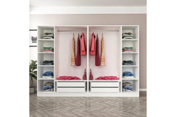 Fruitland Garderobe 270 cm - Hvit - Oppbevaring - Garderober & garderobesystem